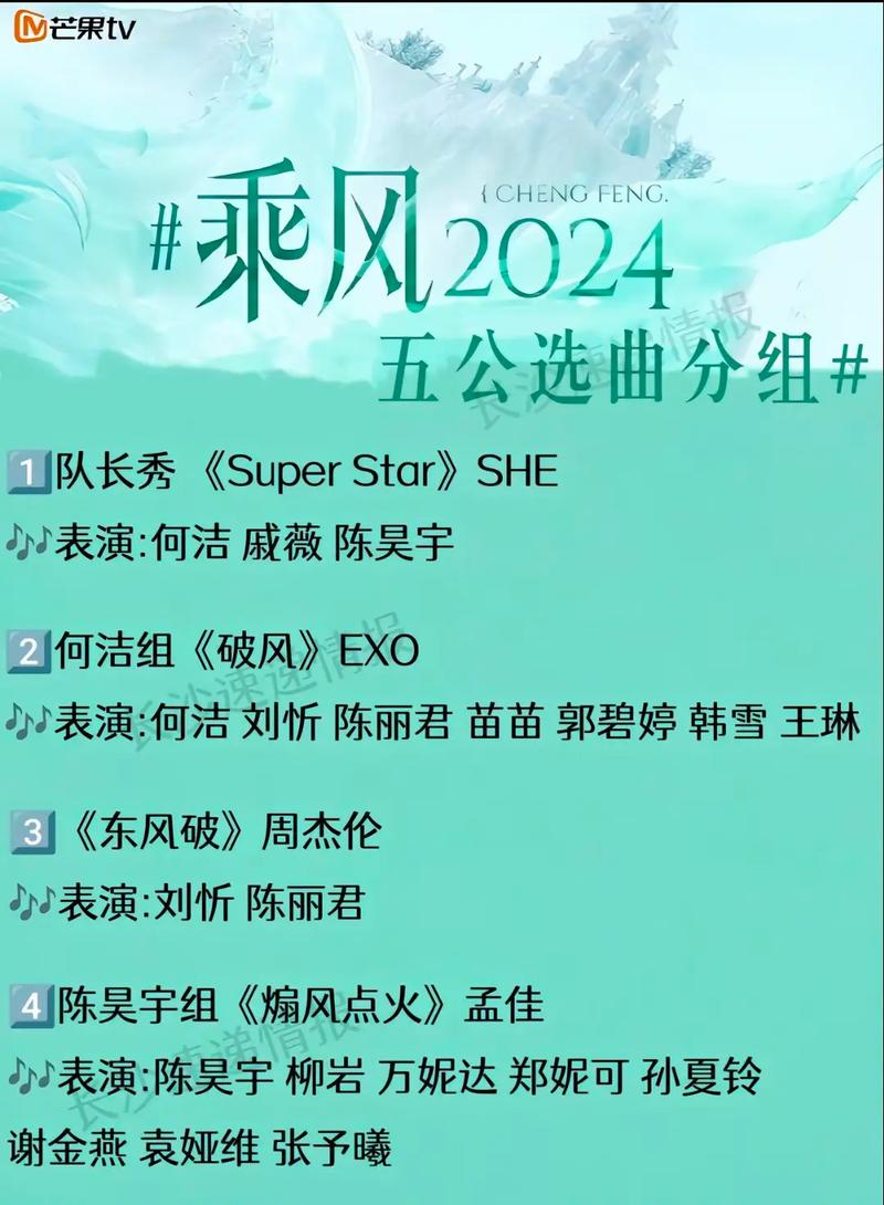 乘风破浪，2025五公歌单揭秘之旅